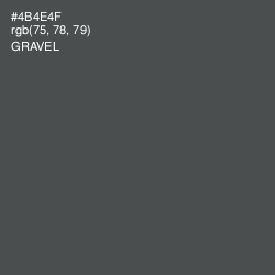 #4B4E4F - Gravel Color Image