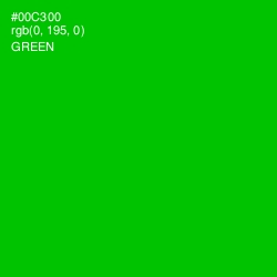 #00C300 - Green Color Image