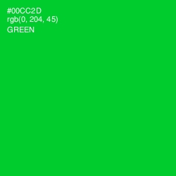 #00CC2D - Green Color Image