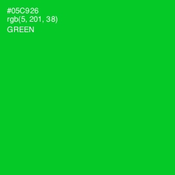 #05C926 - Green Color Image