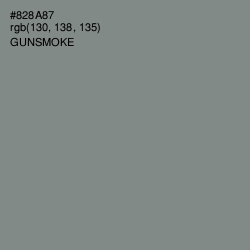 #828A87 - Gunsmoke Color Image