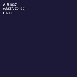 #1B1937 - Haiti Color Image