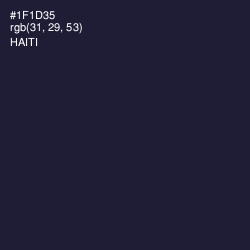 #1F1D35 - Haiti Color Image