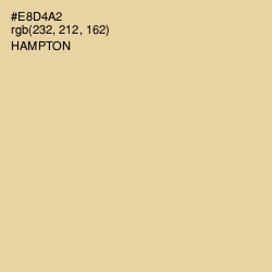 #E8D4A2 - Hampton Color Image