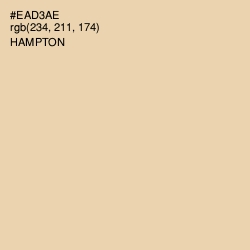 #EAD3AE - Hampton Color Image