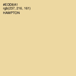 #EDD8A1 - Hampton Color Image