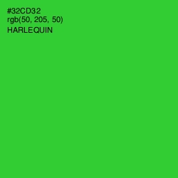 #32CD32 - Harlequin Color Image