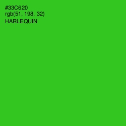 #33C620 - Harlequin Color Image