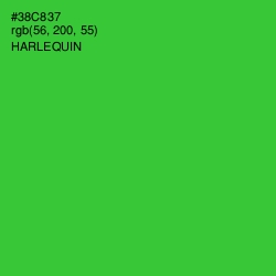 #38C837 - Harlequin Color Image