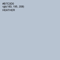 #B7C3D0 - Heather Color Image