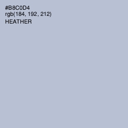 #B8C0D4 - Heather Color Image
