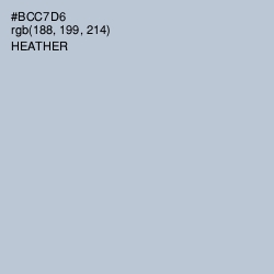#BCC7D6 - Heather Color Image