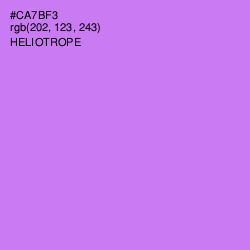 #CA7BF3 - Heliotrope Color Image