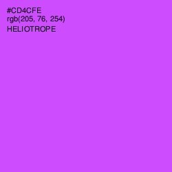 #CD4CFE - Heliotrope Color Image