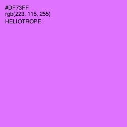 #DF73FF - Heliotrope Color Image