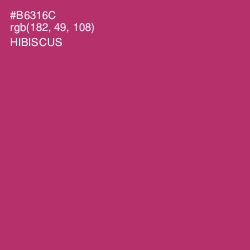 #B6316C - Hibiscus Color Image