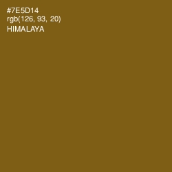 #7E5D14 - Himalaya Color Image