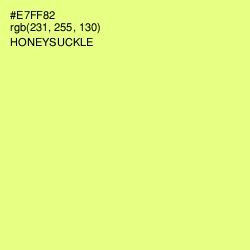 #E7FF82 - Honeysuckle Color Image
