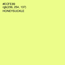 #ECFE89 - Honeysuckle Color Image