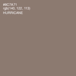 #8C7A71 - Hurricane Color Image