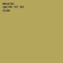 #B4A75C - Husk Color Image