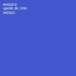 #4456CE - Indigo Color Image