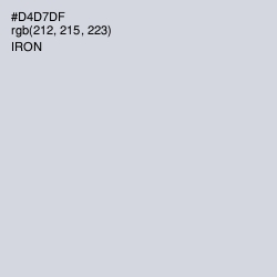 #D4D7DF - Iron Color Image