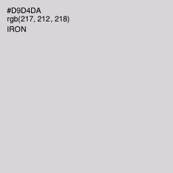 #D9D4DA - Iron Color Image
