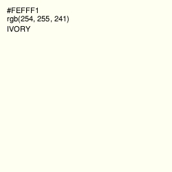 #FEFFF1 - Ivory Color Image