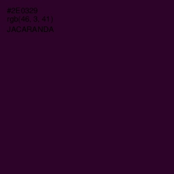#2E0329 - Jacaranda Color Image