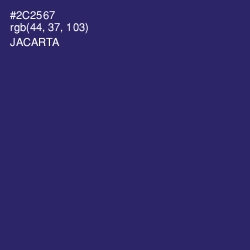 #2C2567 - Jacarta Color Image