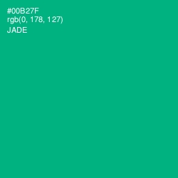 #00B27F - Jade Color Image