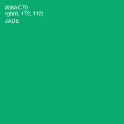 #08AC70 - Jade Color Image
