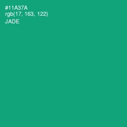 #11A37A - Jade Color Image