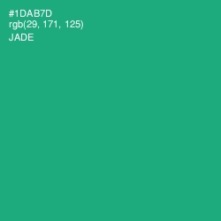 #1DAB7D - Jade Color Image