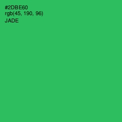#2DBE60 - Jade Color Image