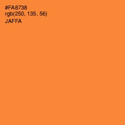 #FA8738 - Jaffa Color Image