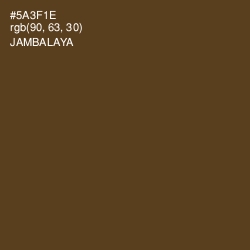 #5A3F1E - Jambalaya Color Image