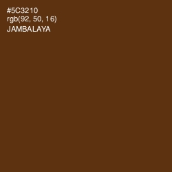#5C3210 - Jambalaya Color Image