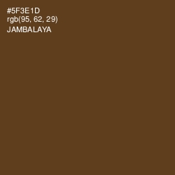 #5F3E1D - Jambalaya Color Image
