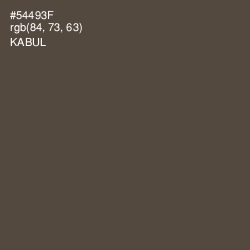 #54493F - Kabul Color Image