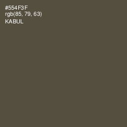 #554F3F - Kabul Color Image