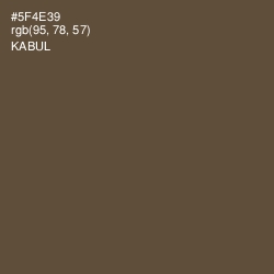 #5F4E39 - Kabul Color Image