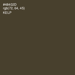 #48402D - Kelp Color Image