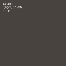 #48433F - Kelp Color Image