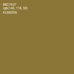 #8C7637 - Kumera Color Image