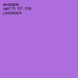#AD6BDB - Lavender Color Image