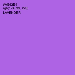 #AE63E4 - Lavender Color Image