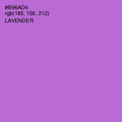 #B96AD4 - Lavender Color Image