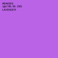 #BA63E6 - Lavender Color Image